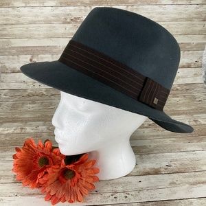 Unisex Classic 100% wool soft gray Indiana Jones Style Fedora NWT